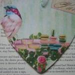 Wooden Heart with bird and ..