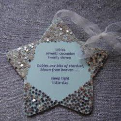 Personalized Star Decoration