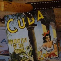 Cuba Vintage Style Customized Luggage Tag